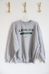 Nike Vintage Miami U Basketball Gray Pullover Sweatshirt | XL