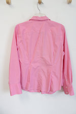 Liz Claiborne Pink Button Down Top | L