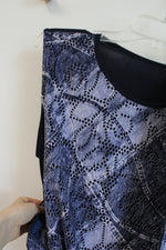 Damee, Inc. Blue & White Mesh 2-Piece Top & Jacket Set | XL