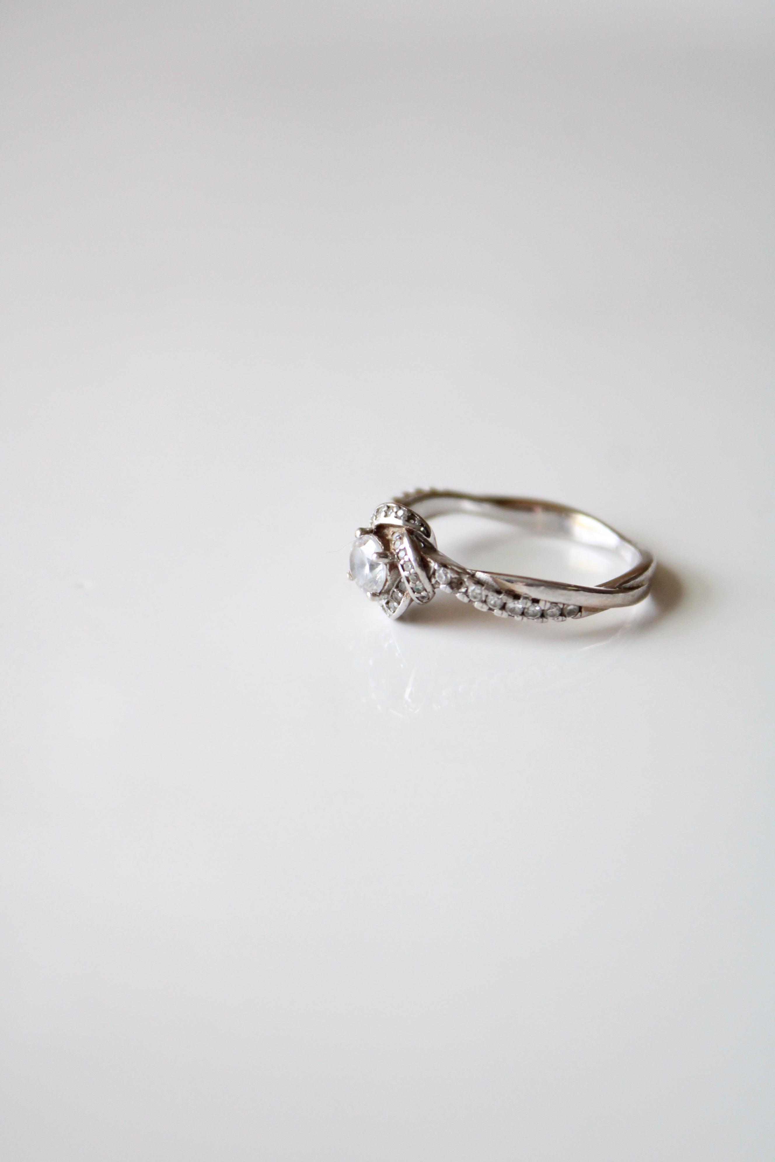 Rose Sterling Silver Ring | Size 7