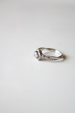 Rose Sterling Silver Ring | Size 7