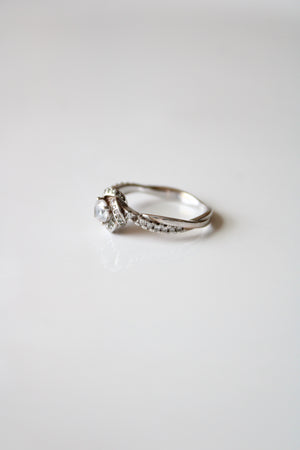 Rose Sterling Silver Ring | Size 7