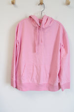 Ivory Ella Bubble Gum Pink Oversized Hoodie | M
