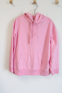 Ivory Ella Bubble Gum Pink Oversized Hoodie | M