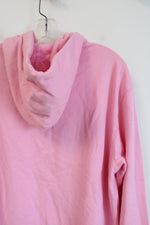 Ivory Ella Bubble Gum Pink Oversized Hoodie | M
