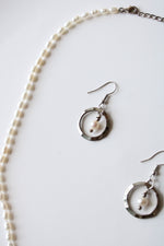 Genuine Small Baroque Pearl Necklace & Earring Set