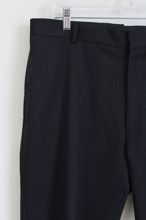 Black Pinstripe Dress Pant | 36X30