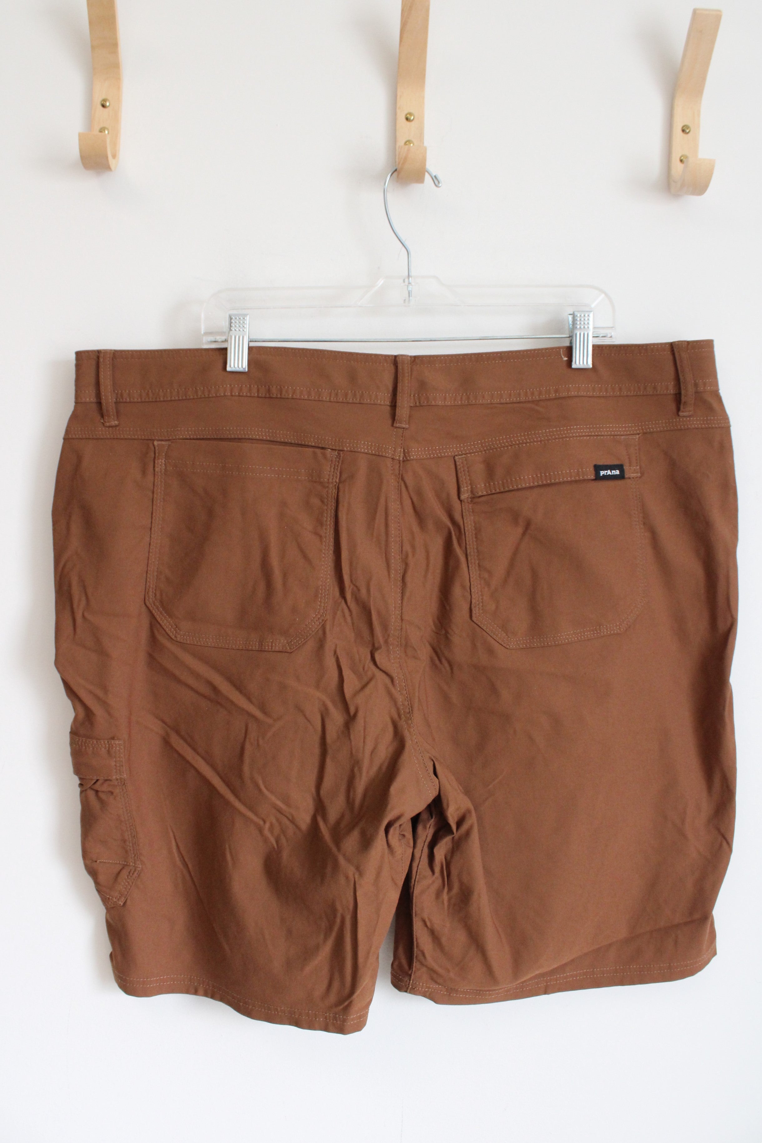 Prana Brown Standard Fit Cargo Shorts | 42