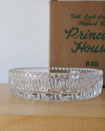 Princess House Full Lead Crystal Glass 3-Lite Taper Candle Holder