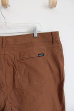 Prana Brown Standard Fit Cargo Shorts | 42