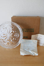 Princess House Full Lead Crystal Glass 3-Lite Taper Candle Holder