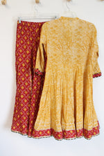 Red & Gold Indian Kurta & Lehenga Set | 38