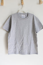 Port And Company Gray Cotton Shirt | Youth M (10/12)