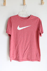 Nike Dri-Fit Heathered Red & White Shirt | Youth XL (18/20)