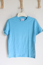 Port And Company Light Blue Cotton Shirt | Youth M (10/12)