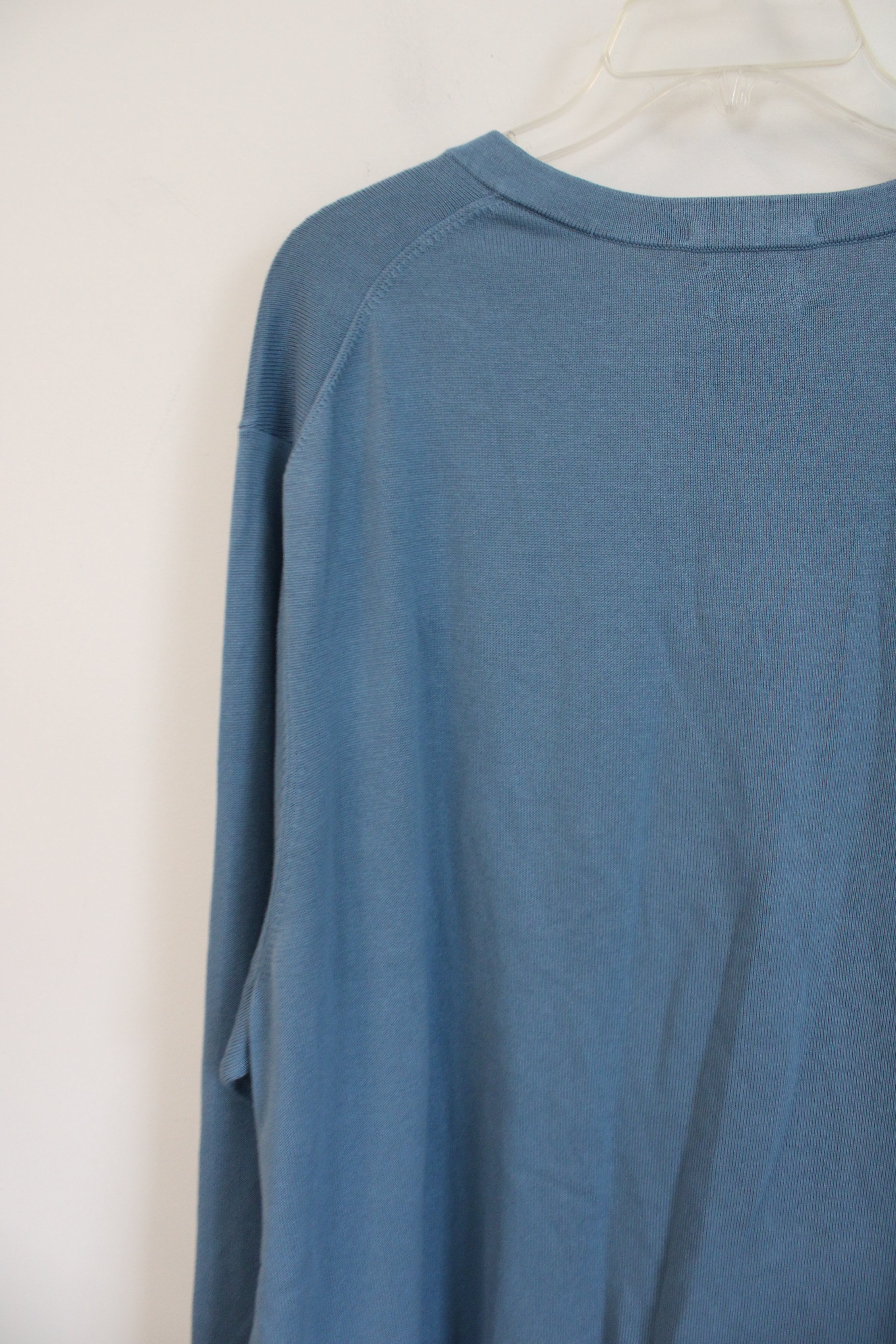 Lands' End Blue V-Neck Sweater | 3XL Tall