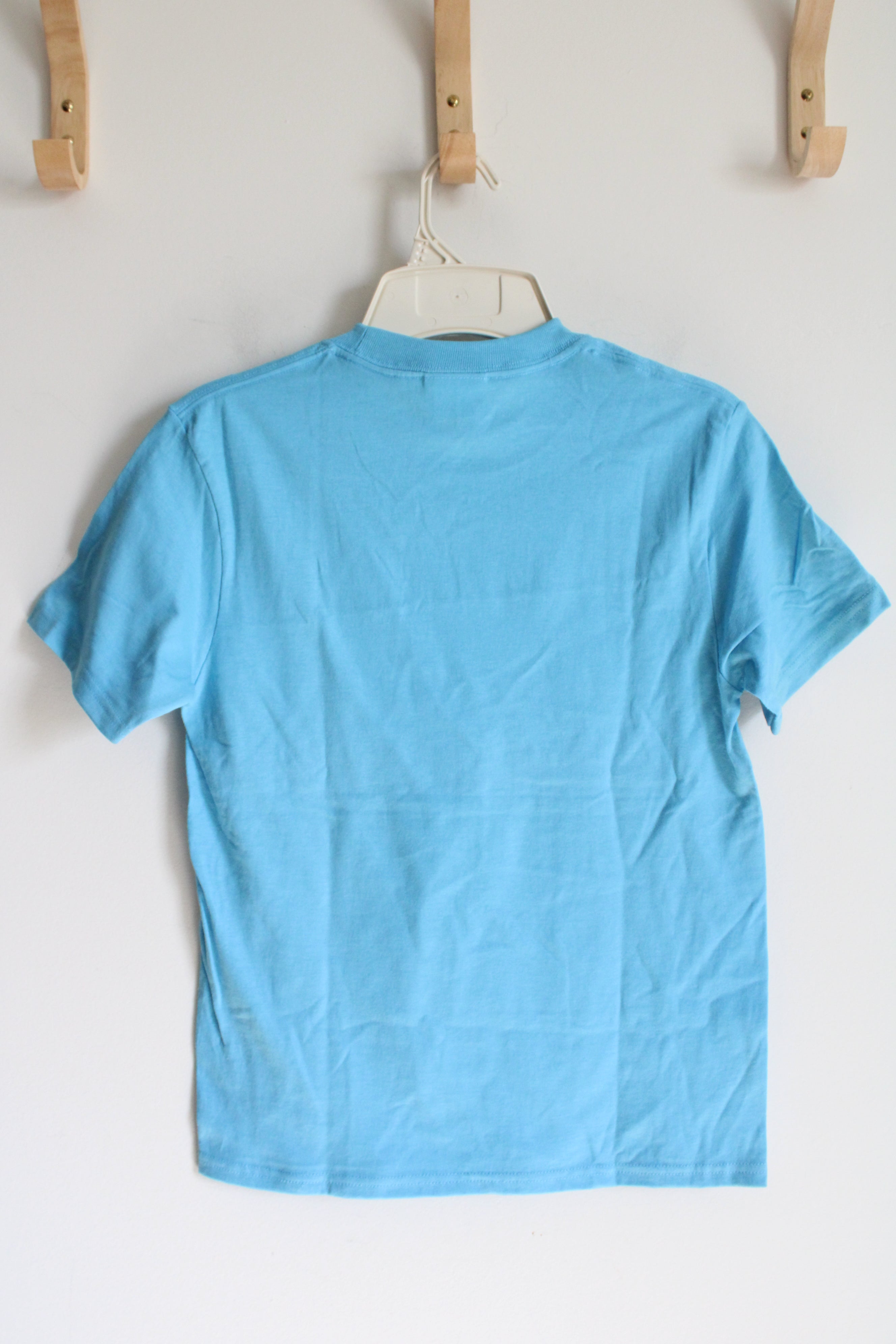 Port And Company Light Blue Cotton Shirt | Youth M (10/12)