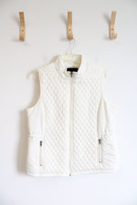 Relativity Outerwear Cream Quilted Vest | XL Petite