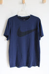 Nike Dri-Fit Navy & Black Shirt | Youth XL (18/20)