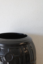 McCoy Black Pot Belly Stove Cookie Jar