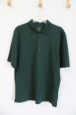 Greg Norman Dark Green Play Dry Polo Shirt | M