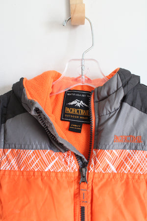 Pacific Trail Orange & Gray Winter Coat | 24 MO/2T