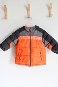 Pacific Trail Orange & Gray Winter Coat | 24 MO/2T