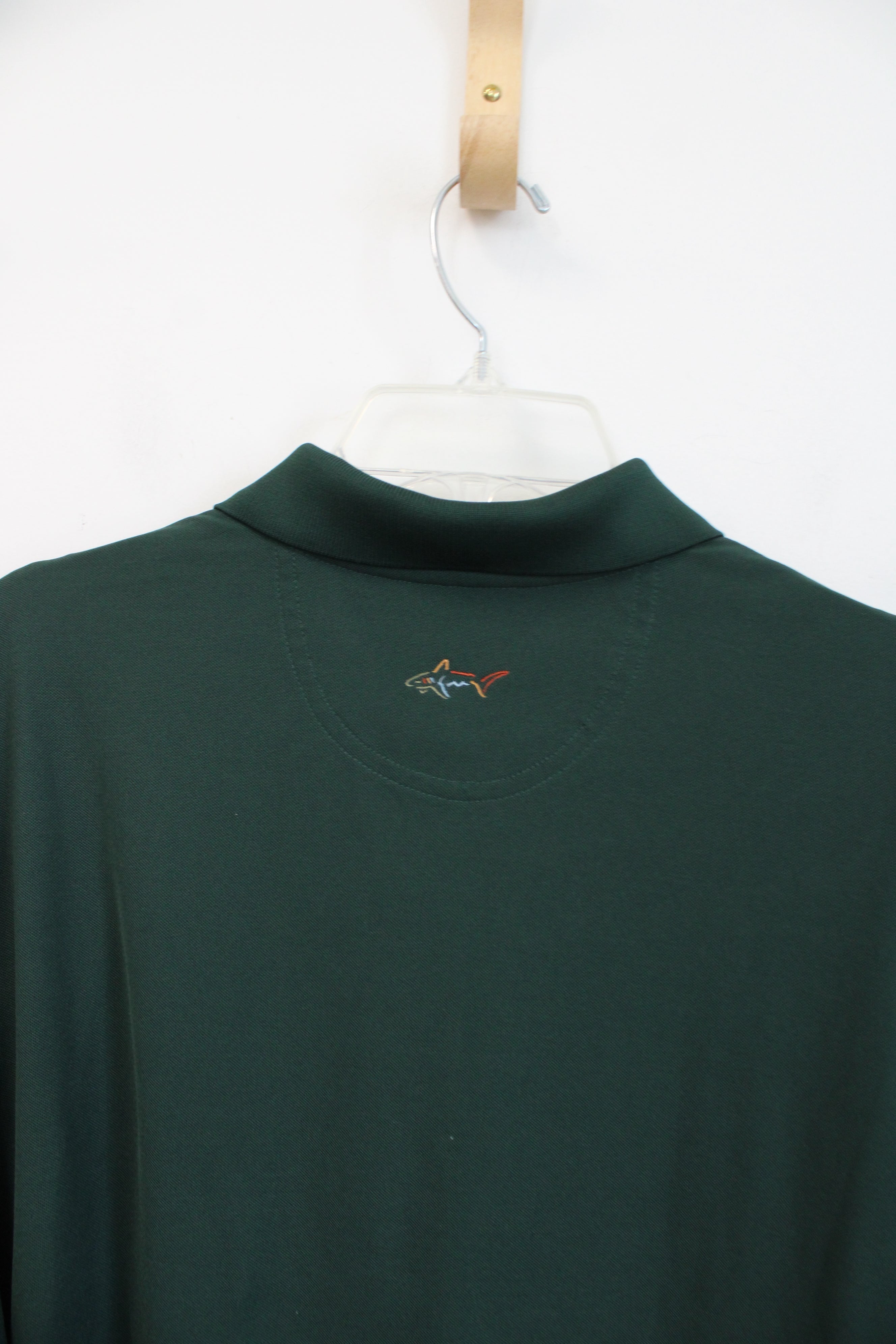 Greg Norman Dark Green Play Dry Polo Shirt | M