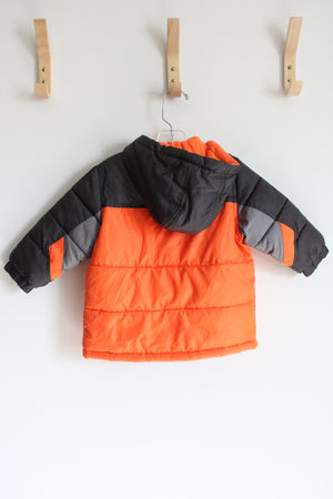 Pacific Trail Orange & Gray Winter Coat | 24 MO/2T