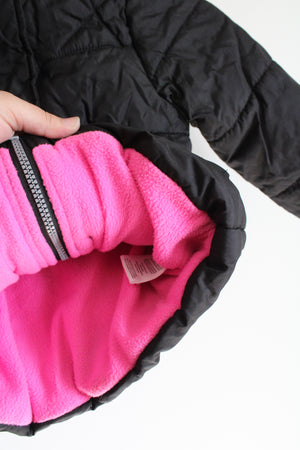 Pink Platinum Fleece Lined Black Winter Coat | Youth 4