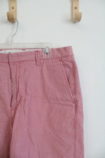 J.Crew Red & White Gingham Cotton Shorts | 36