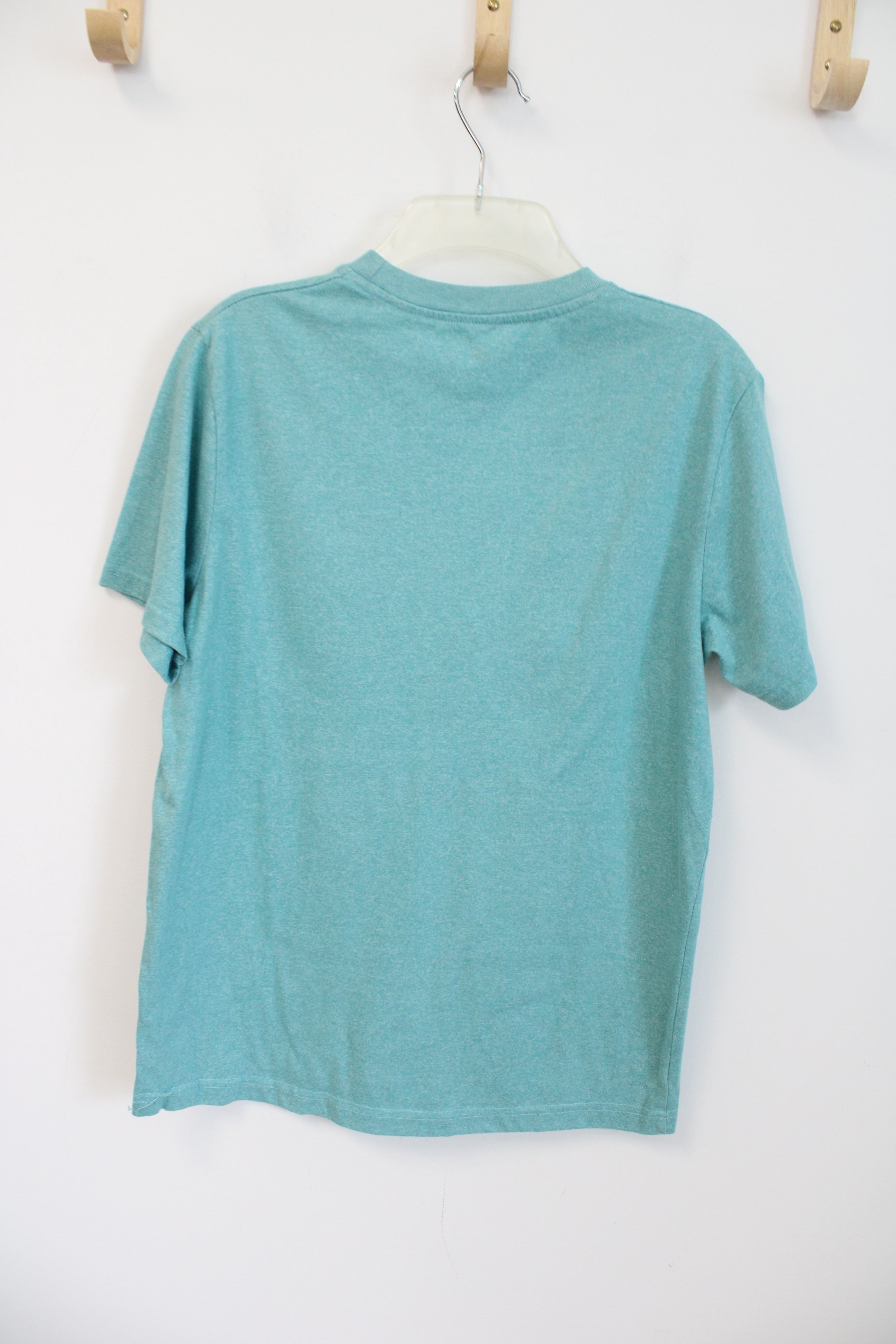 Aeropostale Light Blue Heathered Logo Shirt | S