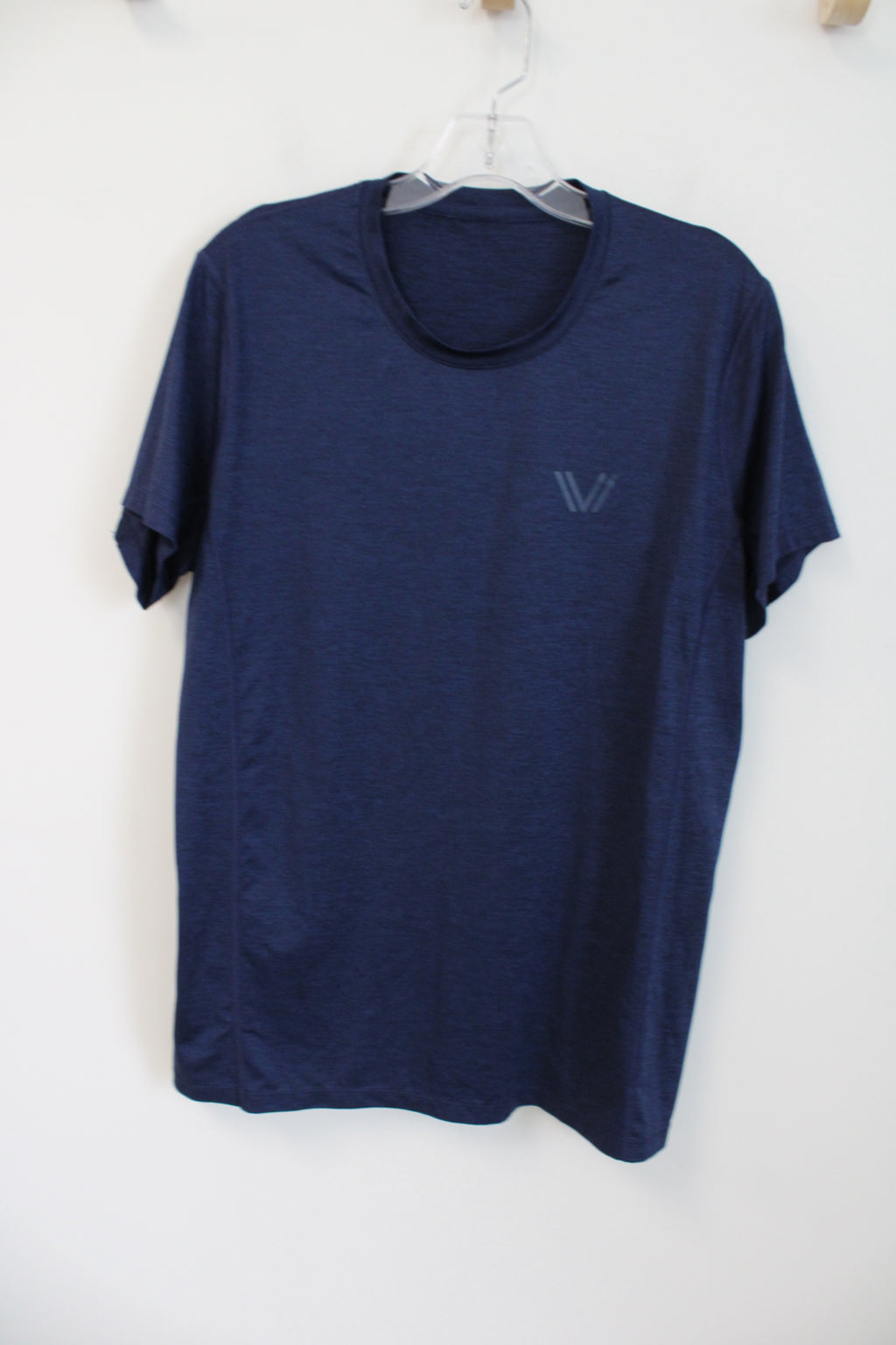 Navy Short Sleeved Athletic Shirt | L