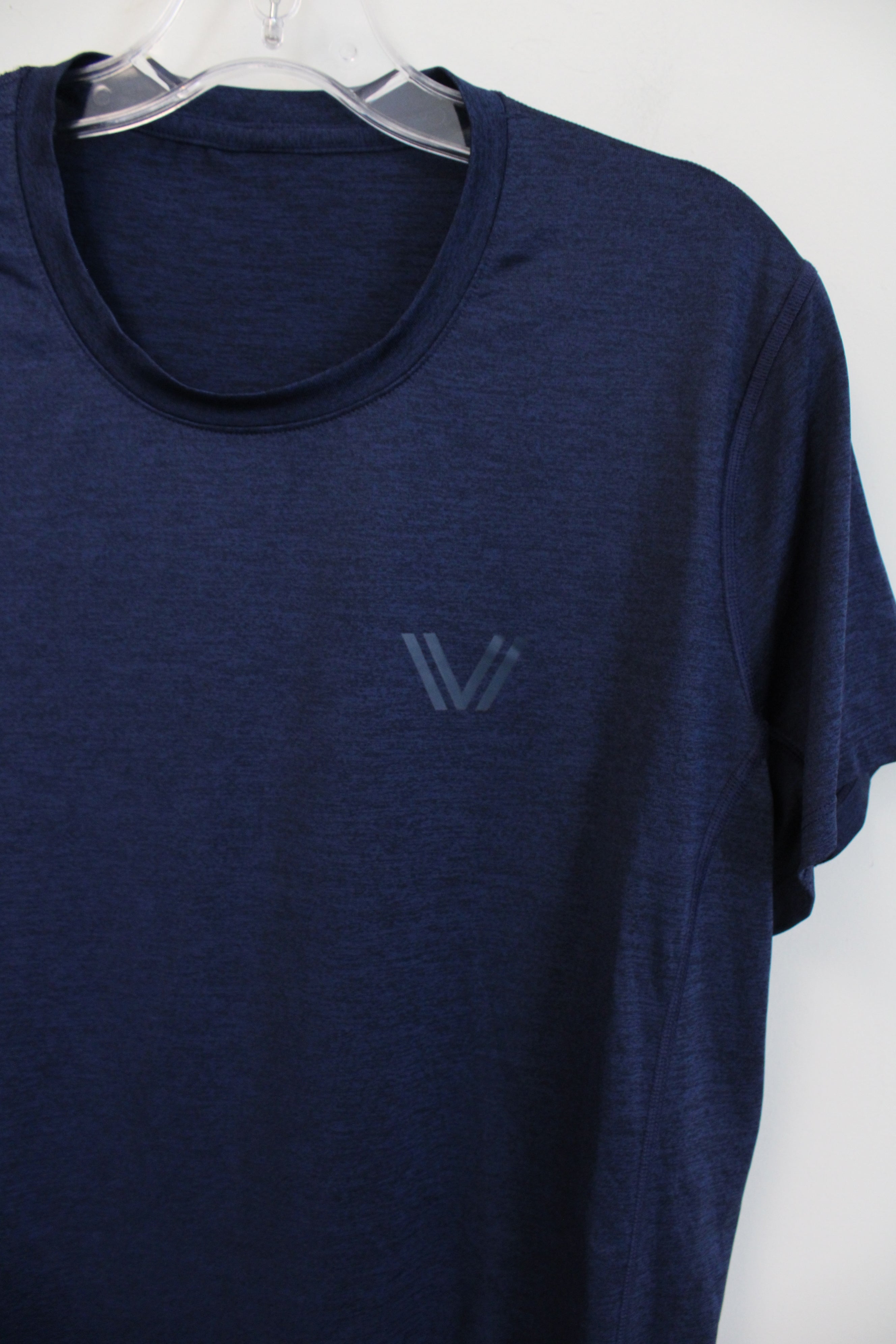 Navy Short Sleeved Athletic Shirt | L