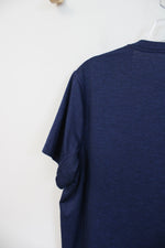 Navy Short Sleeved Athletic Shirt | L