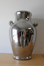 Large Silver Handled Vase
