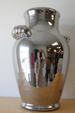 Large Silver Handled Vase