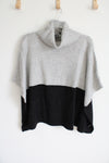 Zoe + Phoebe Black Gray Knit Sweater | XL Petite