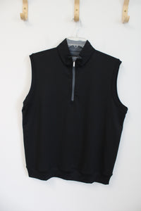 Carnoustie Tech Black Quarter Zip Vest | L