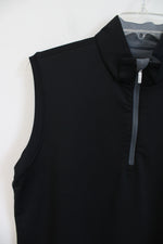 Carnoustie Tech Black Quarter Zip Vest | L