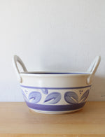 Pfaltzgraff Blue Floral Handled Bowl