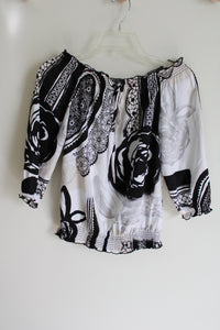 White House Black Market Satin Blouse | XS