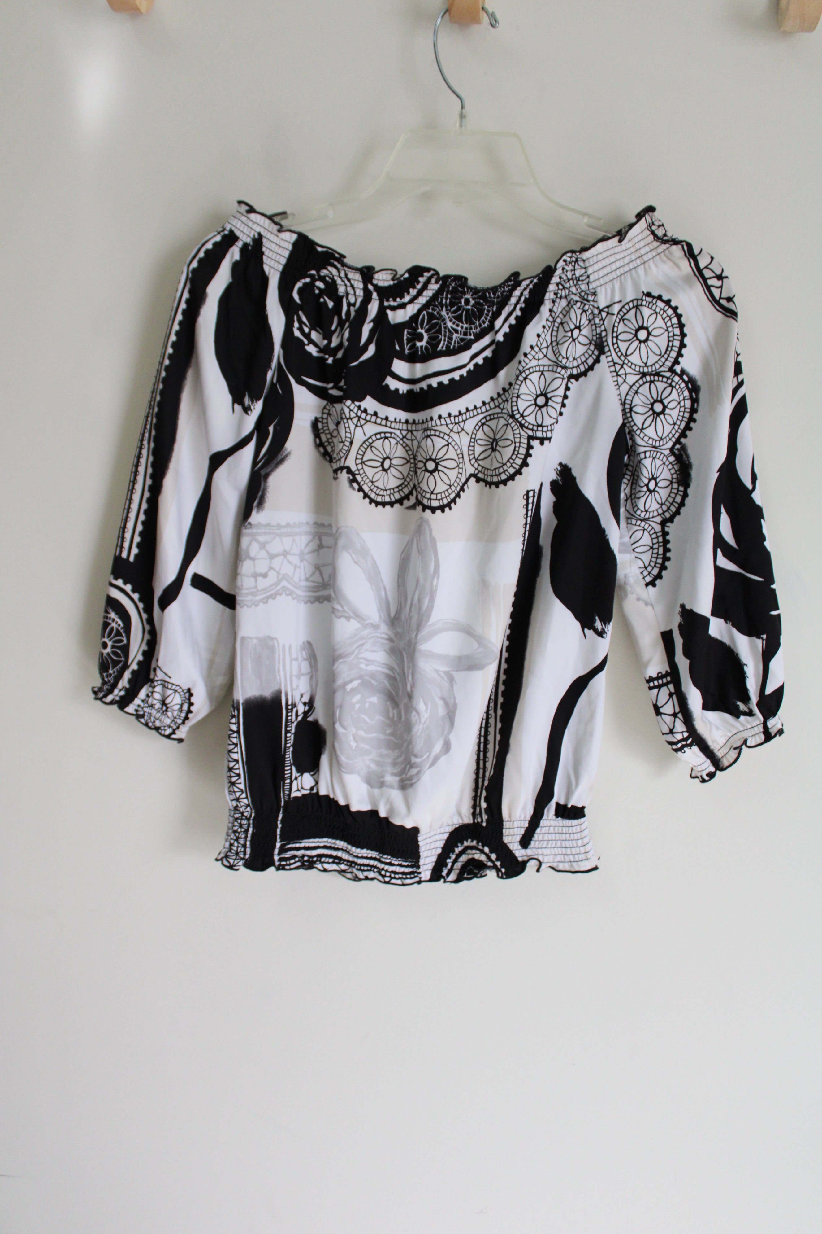 White House Black Market Satin Blouse | XS