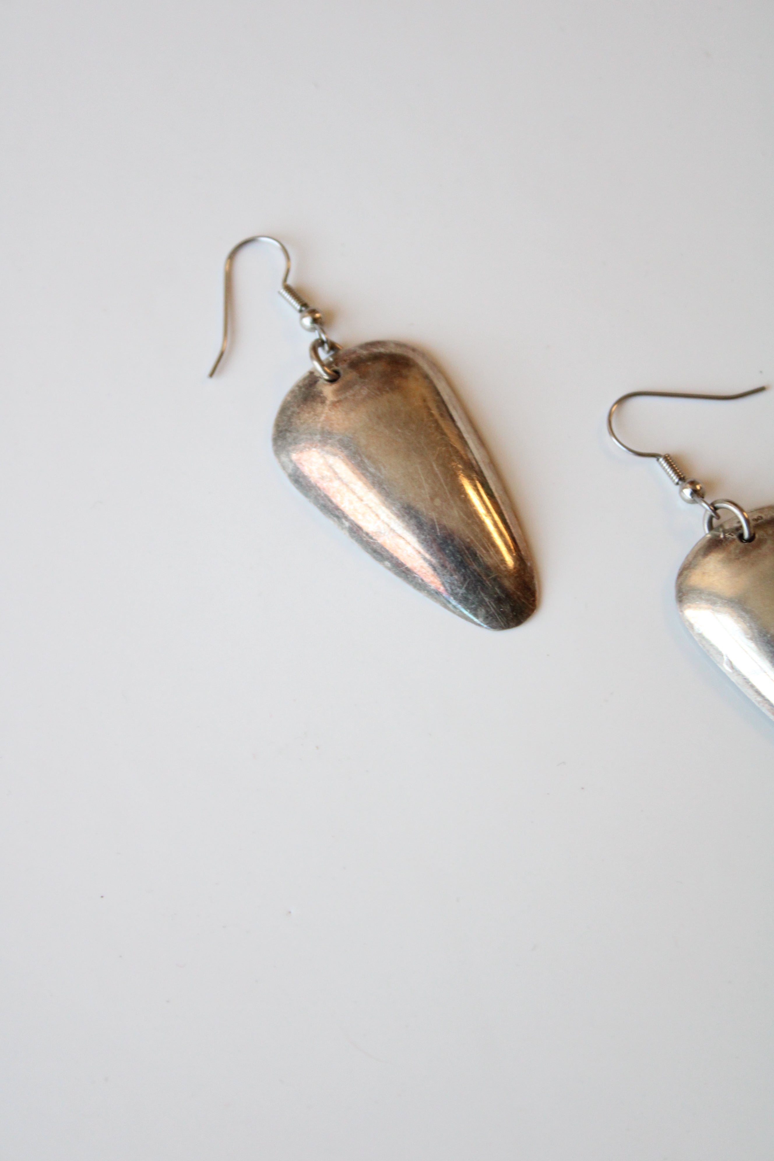 Sterling Silver Oblong Handmade Earrings