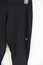 Nike Dri-Fit Black Capri Legging | L