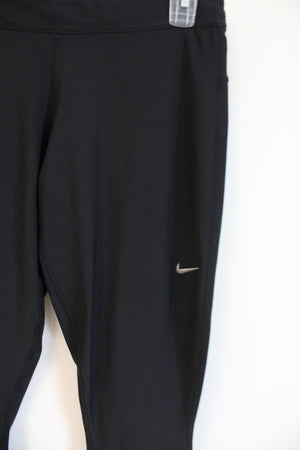 Nike Dri-Fit Black Capri Legging | L