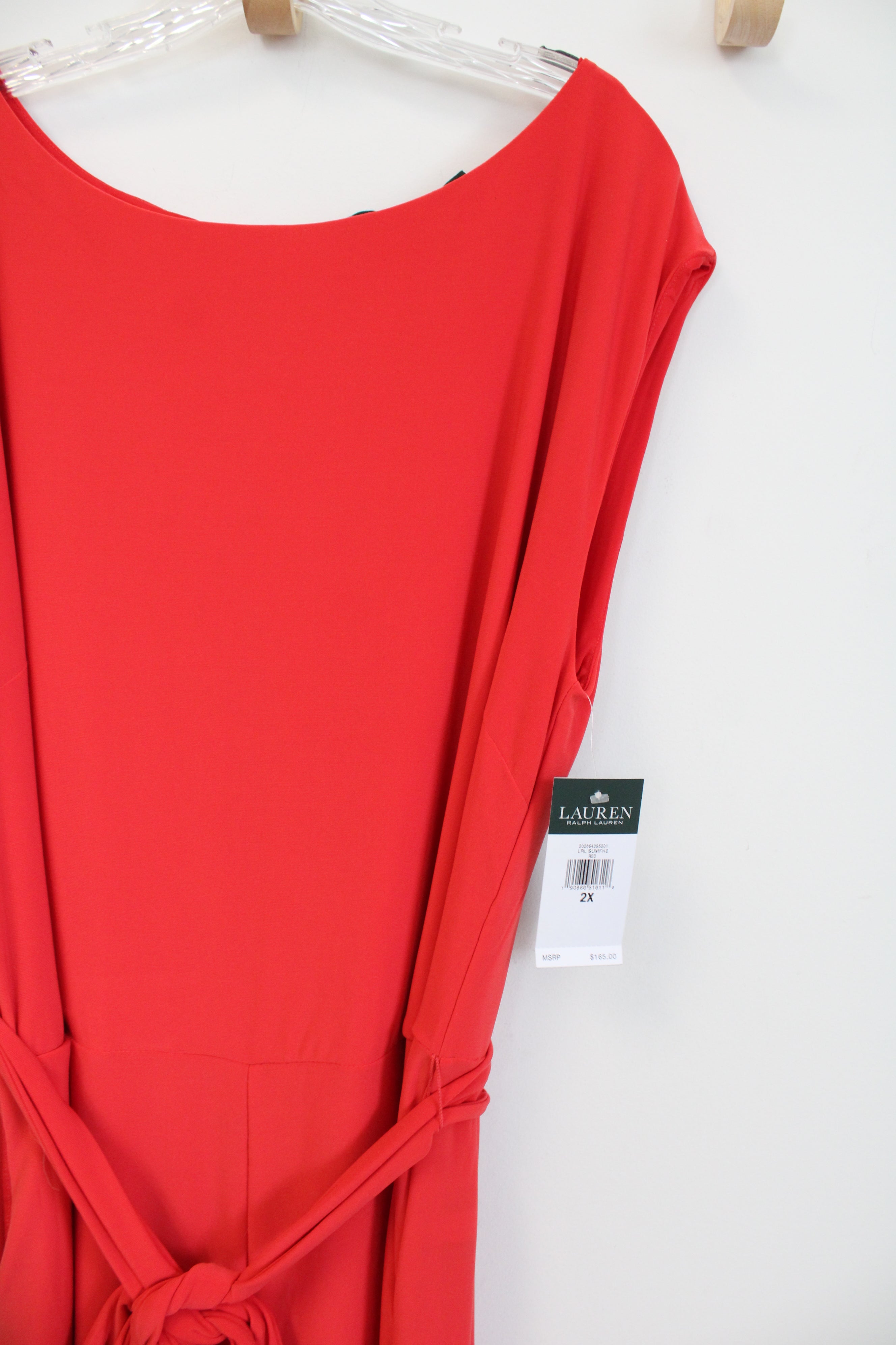 NEW Ralph Lauren Red Jumpsuit | 2X