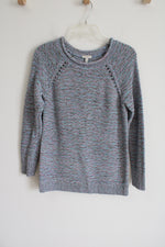 J.Jill Blue Purple Knit Sweater | M