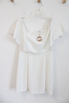 NEW Ces Femme White Off-The-Shoulder Dress | L