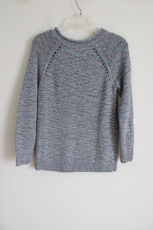 J.Jill Blue Purple Knit Sweater | M